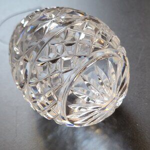 Waterford Crystal ☘️ Egg 1990 Annual (?) 3" Large Paperweight Figurine ~ EUC